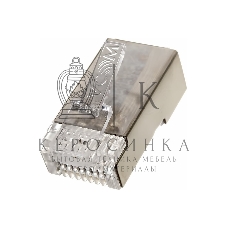 Коннектор VCOM RJ45 8P8C для FTP кабеля 5 кат. экранированные, 20 шт,