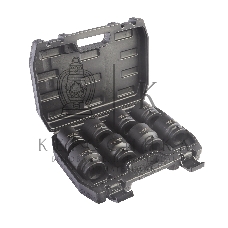 Набор ударных торцовых головок PATRIOT ISP 34, кейс, Cr-Mo, 8 пред.