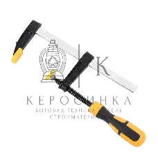 Струбцина F-образная Deli DL110830 300x80 мм, макс. усилие зажима 1500N, резьба 9,5мм