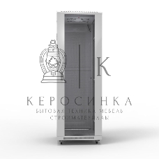 Шкаф серверный NTSS Премиум NTSS-R47U60100GS, напольный 47U 600x1000мм пер.дв.стекл металл 900кг серый 2210мм IP20