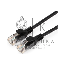 Патч-корд UTP Cablexpert PP12-15M/BK cat.5e, 15м, литой, многожильный, черный