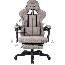 Кресло игровое Knight Lord/F Camby 20 коричневый,крестов. пластик, подст. для ног