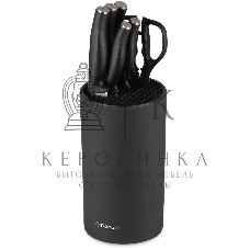 Набор кухонных ножей Rondell Florett RD-1582, черный