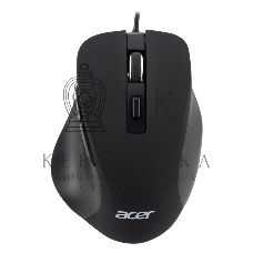 Мышь проводная Acer OMW120 черный, 2000 dpi, USB, кнопки - 6