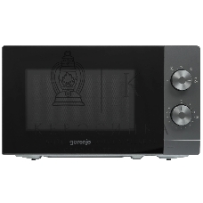Микроволновая печь Gorenje MO20E1T4 серый/черный, 20 л, 700 Вт, переключатели - поворотный механизм