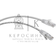Шнур комм. Cabeus, кат. 6A, экр., S/FTP, RJ45/RJ45, LSZH, AWG26, 5м, серый