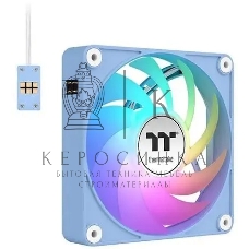 Вентилятор для корпуса Thermaltake CT140 EX Sync Hydrangea ARGb 140х140x25 синий (упаковка 3шт) CL-F197-PL14BU-A