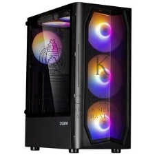 Компьютерный корпус MidiTower Zalman N4 black (ATX,Window, 6xRGb fan, USB 2.0 x2, USB 3.0x1, без БП) (N4 rev.1)