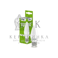 Лампа светодиодная GENERICA LL-C35-10-230-40-E27-G C35 10 Вт свеча 4000К E27 230В