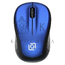 Мышь беспроводная Oklick 665MW черный/синий, 1000 dpi, радиоканал, USB, кнопки - 3