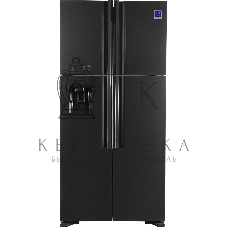 Холодильник Hitachi R-W660PUC7 GGR серый двухкамерный 396/144л морозилка сверху No Frost, Side by Side