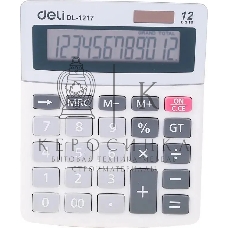 Калькулятор настольный Deli E1217 в ассортименте 12-разр. 1003503