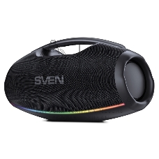 Портативная акустическая система SVEN PS-990, черный, 2.0, 2x90 Вт (RMS), IPx7, TWS, Bluetooth, USB, аккумулятор