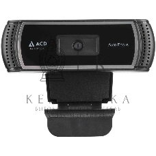 Веб-камера ACD Vision UC700 1920x1080, 30 кадр/с, USB Type-A, микрофон (шумоподавление), автоматическая фокусировка, автоосвещение, шторка приватности, универсальное крепление