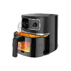 Аэрогриль Kelli KL-1710 серый, 2200 Вт, 5 л, механическое управление, 4 программы