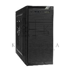 Компьютерный корпус Minitower ExeGate QA-412U Black, mATX, (XP350, Black, 120мм), 2хUSB+2хUSB 3.0, Audio