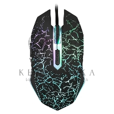 Мышь проводная Oklick 905G INVASION черный, 3200 dpi, USB, кнопки - 6