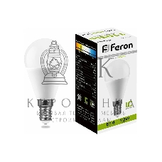 Лампа светодиодная Feron LB-950 13Вт Е14 белый матовый шар