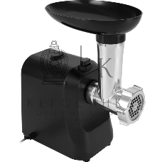 Мясорубка электрическая Vitek VT-MG3600 черный, 1800 Вт, 1.6 кг/мин, реверс, защита от перегрузки, насадки - 4