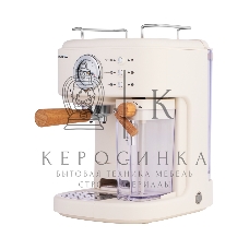 Кофеварка рожковая Maunfeld MF-737BG PRO бежевый, исп. кофе - молотый, 1.5 л, 1250 Вт, 15 бар