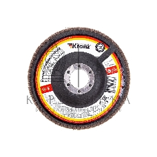 Круг лепестковый торцевой Kranz циркониевый, P40, 125х22,2мм INOX