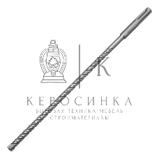 Бур по бетону Denzel цельная крестовая пластина, 8x265 мм, SDS PLUS