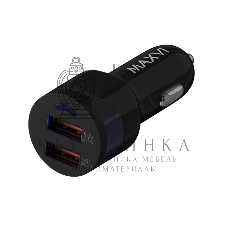 Автомобильное зарядное устройство Maxvi CCM-522 Plus M черный 5.2A