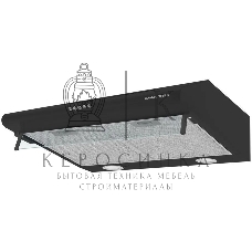 Вытяжка козырьковая Maunfeld MP-1 60 черный, 60 см, 520 куб. м/ч, 49 дБ