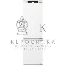 Встраиваемый холодильник Gorenje NRKI517141 белый двухкамерный 175/68 л морозилка снизу, No Frost