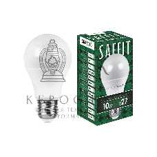 Лампа светодиодная SAFFIT SBA6010 (55004) 10Вт Е27 теплый