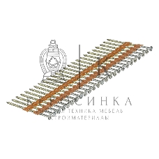 Гвозди Denzel для пнев. нейлера (оцинк.), длина - 65 мм, диам. - 2,9 мм, 2000 шт.