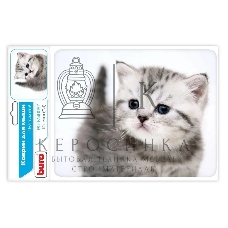 Коврик для мыши Buro BU-M40087 рисунок/котенок