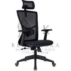 Кресло руководителя Бюрократ MC-811-H черный Elastic-102 крестов. пластик