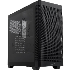 Компьютерный корпус без блока питания Case HSPD M740, Mesh Mid Tower, черный, TG, 0.6 SPCC, no fans, E-ATX, ATX, mATX, mITX, 170/400/200мм, 4x2.5