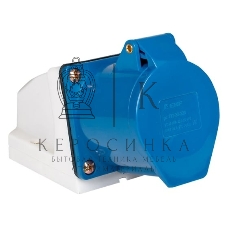 Розетка стационарная наружная 123 2Р+РЕ 32А 220 В IP44 PROxima EKF ps-123-32-220-PRO