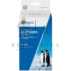 Картридж струйный G&G GG-PFI030BK PFI-030BK черный (55мл) для Canon imagePrograf TA-20/30 TM-240/340