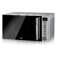 Микроволновая печь BBK 20MWS-721T/BS-M серебристый, 20 л, 700 Вт, переключатели - кнопки, поворотный механизм