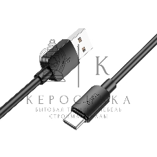 Кабель Hoco X96 Hyper 27W TYPE-C USB (m)-USB Type-C (m) 1м черный коробка