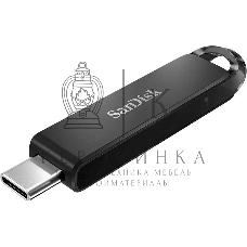 Флешка USB SanDisk CZ460 Ultra (SDCZ460-064G-G46), 64Gb, USB Type-C, R/W 150/30, черный