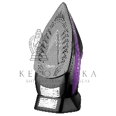 Утюг BRAYER BR4016 фиолетовый/черный, 2400 Вт, 25 г/мин, 140 г/мин, 350 мл