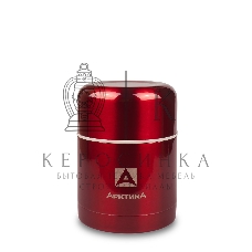 Термос Арктика 302-500 красный, широкое горло 0,5 л для супа и еды, холод/тепло 12 ч