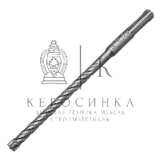 Бур по бетону Denzel цельная крестовая пластина, 8x165 мм, SDS PLUS