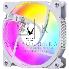 Вентилятор для корпуса Aerocool/Formula Cosmic 12WH FR RGb белый, 120 мм, 1100 об/мин, 22.3 дБ, 4 pin