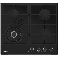 Газовая варочная поверхность Hotpoint HGSL 62 F/BK, независимая, черный