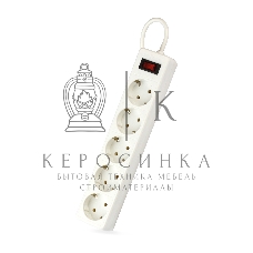 Сетевой фильтр Smartbuy (SBSP-50-W) - 5 роз х 5 м - белый