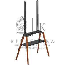 Подставка для телевизора Cactus CS-ST3645BKWN черный/орех, 43