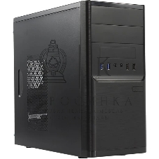 Компьютерный корпус InWin POWERMAN ES701BK USB 3.0 (Mini Tower, mATX, 450W PM-450ATX, USB 3.0x2, USBx2 + Audio, черный)