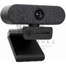 Веб-камера JLab Epic 2560x1440, 30 кадр/с, USB Type-A, микрофон (2 шт), автоматическая фокусировка, автоосвещение, универсальное крепление
