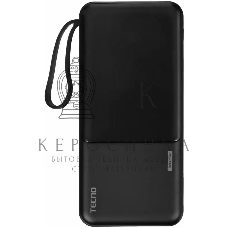 Портативный аккумулятор Tecno OnGO L101 10000mAh 12W 2.4A 2xUSB-A/USB-C черный