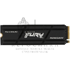 Накопитель SSD Kingston Fury Renegade, 4Tb, PCIe 4.0 x4, M.2 2280, NVMe, R/W 7300/7000, с радиатором